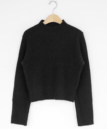 DHOLIC | クロップドハーフネックニット(ニット/セーター)