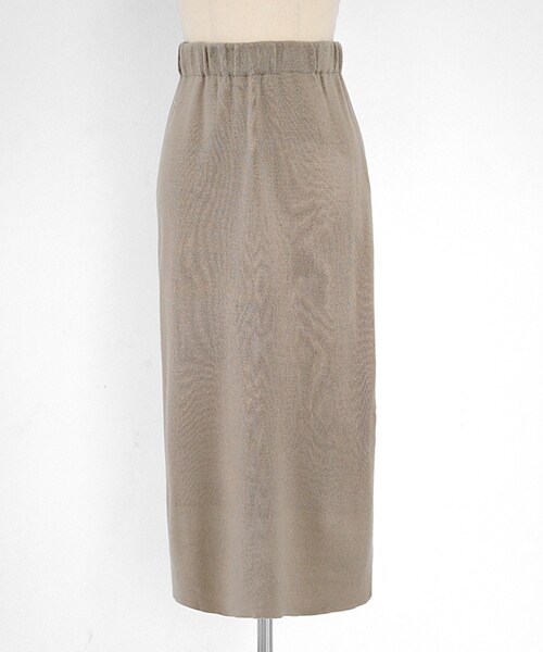 DHOLIC（ディーホリック）の「スリットニットロングスカート（スカート・レディース・ブラウン/ベージュ/ブラック/ピンク・FREE）」の3枚目の写真