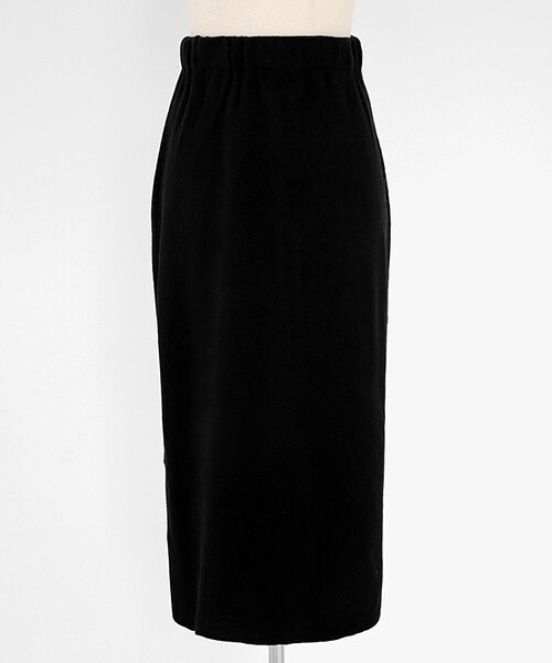 DHOLIC（ディーホリック）の「スリットニットロングスカート（スカート・レディース・ブラウン/ベージュ/ブラック/ピンク・FREE）」の2枚目の写真