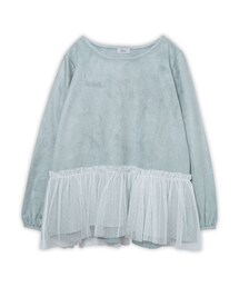 flower | sweet suede top2 ～ｽｳｨｰﾄｽｴｰﾄﾞﾄｯﾌﾟ2(Tシャツ/カットソー)
