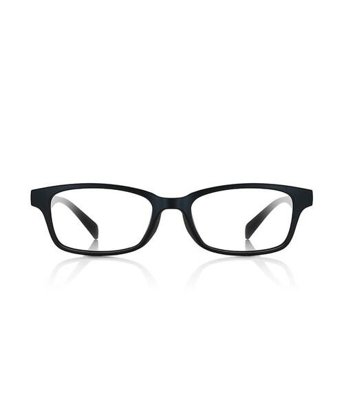 JINS（ジンズ）の「【Airframe -Trend Shape-】 エアフレーム トレンドシェイプ（メガネ・メンズ・ネイビー/マットブラック・Large のみ 53□17-147○32）」の2枚目の写真