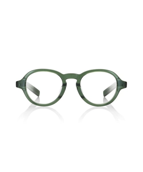 JINS（ジンズ）の「【JINS CLASSIC - 40's-】クラシック 40's JINS×TIME（メガネ・メンズ・クリア/カーキ/ライトブラウンデミ/ブラウンデミ×ブラウンササ・Medium のみ 46□20-146○40）」の4枚目の写真