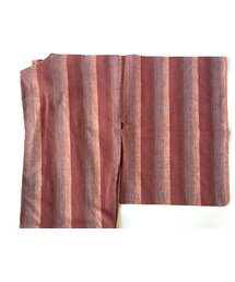 KIMONO MODERN | 遠州木綿キモノ紅縞-柔らかなグラデーションのモダンな木綿着物(浴衣)