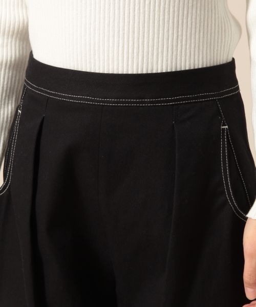 LOWRYS FARM（ローリーズファーム）の「★WEB先行予約アイテム★カツラギストレッチテーパード（パンツ・アイボリー/ブラック/ベージュ）」の7枚目の写真