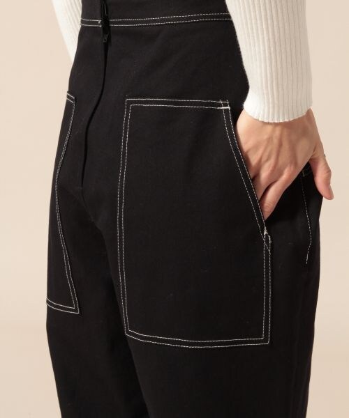 LOWRYS FARM（ローリーズファーム）の「★WEB先行予約アイテム★カツラギストレッチテーパード（パンツ・アイボリー/ブラック/ベージュ）」の10枚目の写真