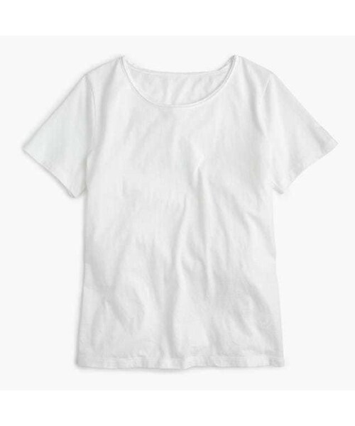 J.CREW（ジェイクルー）の「Crewneck T-shirt in Supima® cotton（Tシャツ/カットソー・レディース・Black/Green/Gray/White・XX-SMALL/X-SMALL/SMALL/MEDIUM/LARGE/X-LARGE/XX-LARGE）」の7枚目の写真