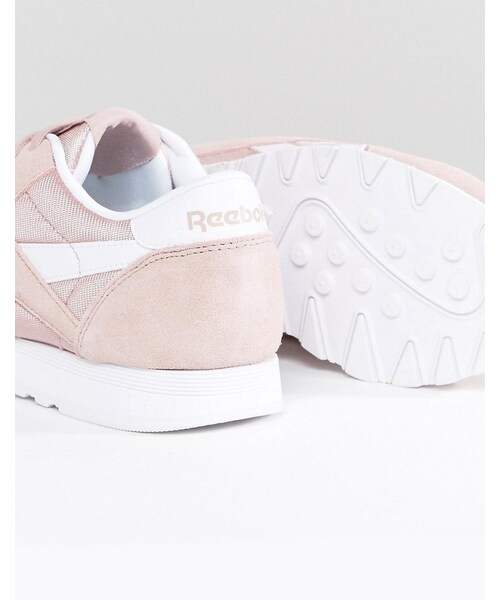 Reebok（リーボック）の「Reebok Classic Nylon Sneakers In Shell Pink（スニーカー・レディース・Pink・US 5/US 10/US 10.5/US 9）」の2枚目の写真