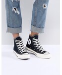Converse | Converse Chuck Taylor All Star '70 High Top Sneakers In Black(球鞋)