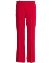 GUCCI | GUCCI High-rise flared cropped stretch-cady trousers(その他パンツ)