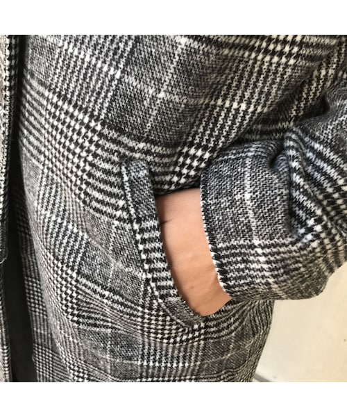 copine(コピン)の「グレンチェックロングチェスターコート(2color)(チェスターコート・レディース・その他)」の15枚目の写真