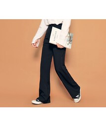 HOTPING | ハイウエスト内側ゴムスラックスパンツ(スラックス)