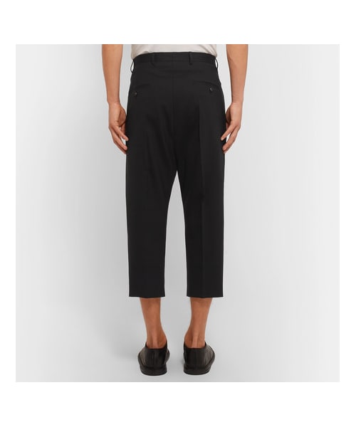 パンツ rick owens 18aw Astaires pants 46 wool RICK OWENS Porterville Wide Astaires Trousers Black - Wrong