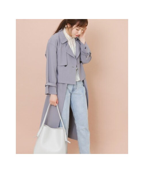 KBF（ケイビーエフ）の「【予約】KBF+ 3wayトレンチコート（その他・レディース・BEIGE/GRAY/L.BEIGE・one）」の11枚目の写真