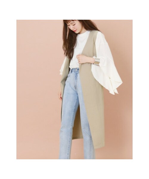 KBF（ケイビーエフ）の「【予約】KBF+ 3wayトレンチコート（その他・レディース・BEIGE/GRAY/L.BEIGE・one）」の5枚目の写真