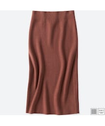 UNIQLO | メリノブレンドＩラインスカート＋E(スカート)