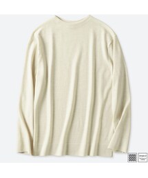 UNIQLO | メリノブレンドモックネックセーター(長袖)+E(ニット/セーター)