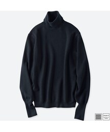 UNIQLO | メリノブレンドタートルネックセーター（長袖）(ニット/セーター)