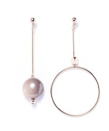 GRL | アシンメトリーデザインピアス(ピアス（両耳用）)