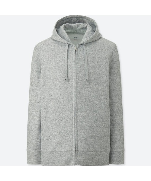 UNIQLO（ユニクロ）の「エアリズムフルジップパーカ（長袖）（パーカー・メンズ・NAVY 69/BLACK 09/GRAY 04・L/XL/S/3XL/4XL/M/XS/XXL）」の2枚目の写真