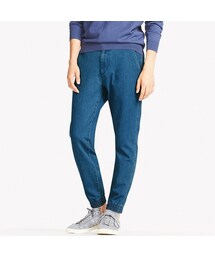 UNIQLO | ジョガーパンツ（デニム・丈標準66～72cm）(デニムパンツ)
