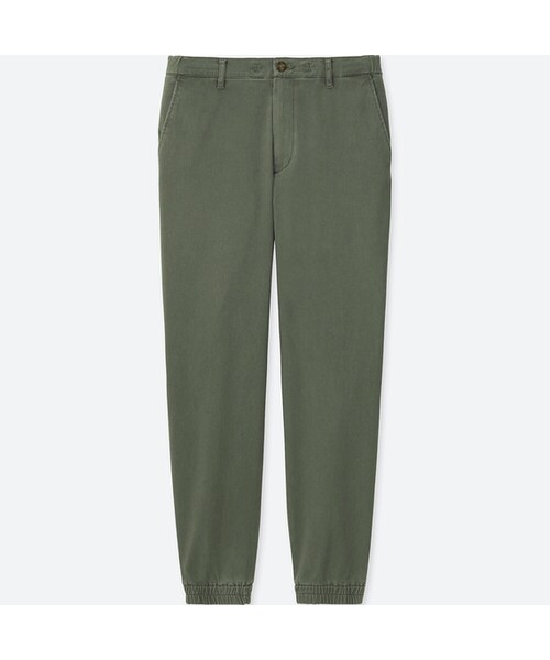 UNIQLO（ユニクロ）の「ジョガーパンツ（コットン・丈標準66～72cm）（その他パンツ・メンズ・DARK GRAY 08/OLIVE 56/NAVY 69/BLUE 63/BEIGE 32・3XL/XXL/S/M/XS/XL/L/4XL）」の3枚目の写真