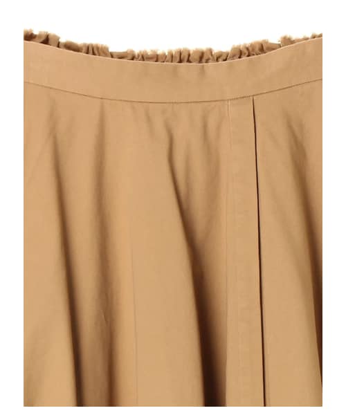 YECCA VECCA（イェッカヴェッカ）の「【先行予約】裾カットオフアシメスカート（スカート・ライトベージュ/キャメル/ネイビー・F）」の4枚目の写真