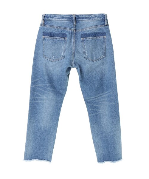 YECCA VECCA（イェッカヴェッカ）の「【先行予約】切替カットオフデニム（パンツ・インディゴ/ライトインディゴ・S/M）」の3枚目の写真