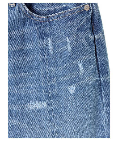 YECCA VECCA（イェッカヴェッカ）の「【先行予約】切替カットオフデニム（パンツ・インディゴ/ライトインディゴ・S/M）」の7枚目の写真