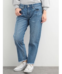 YECCA VECCA | 【先行予約】切替カットオフデニム(パンツ)