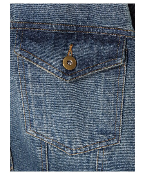 YECCA VECCA(イェッカヴェッカ)の「【先行予約】袖ボリュームGジャン(ジャケット/アウター・インディゴ・F)」の7枚目の写真