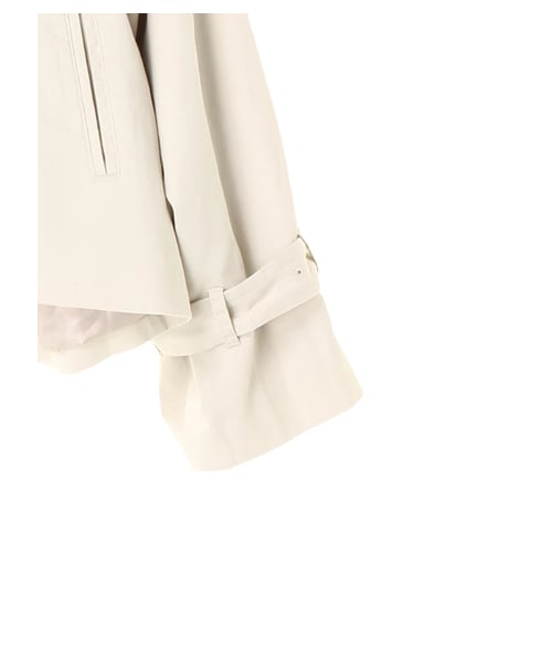 YECCA VECCA（イェッカヴェッカ）の「【先行予約】ショートトレンチコート（ジャケット/アウター・アイボリー/キャメル/サックスブルー・F）」の5枚目の写真