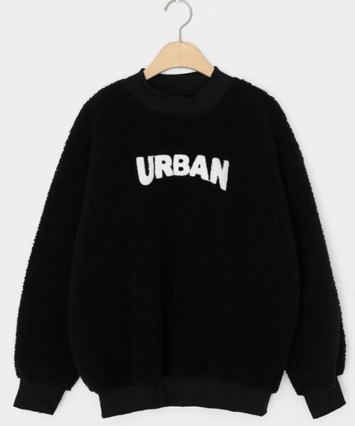 DHOLIC（ディーホリック）の「URBANボアスウェット（スウェット・レディース・ベージュ/ホワイト/ピンク/ブラック/ブルー・FREE）」の3枚目の写真