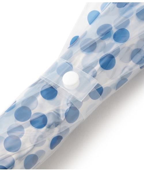 VIS（ビス）の「ドット柄ビニール傘（その他・ブラック/ホワイト/ネイビー・F）」の10枚目の写真