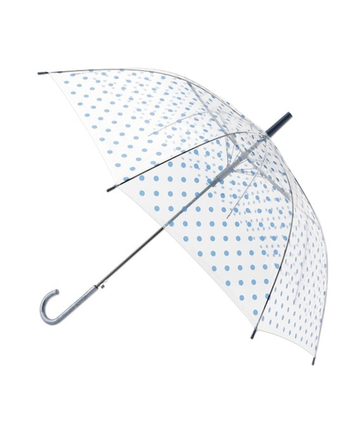 VIS（ビス）の「ドット柄ビニール傘（その他・ブラック/ホワイト/ネイビー・F）」の4枚目の写真