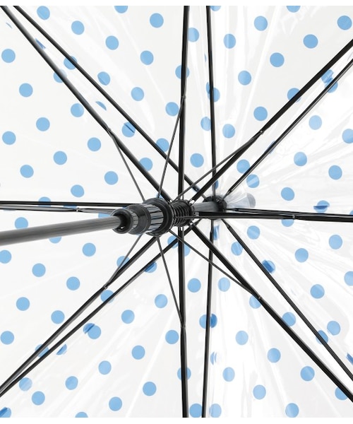 VIS（ビス）の「ドット柄ビニール傘（その他・ブラック/ホワイト/ネイビー・F）」の7枚目の写真