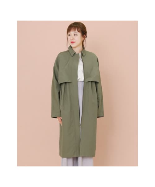 KBF(ケイビーエフ)の「【予約】KBF+ オーバーストームシールドコート(その他・レディース・BEIGE/ASH MINT/L.KHAKI・one)」の14枚目の写真