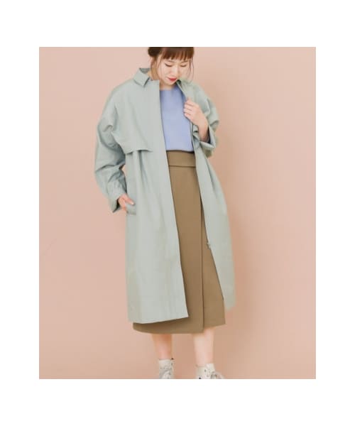 KBF(ケイビーエフ)の「【予約】KBF+ オーバーストームシールドコート(その他・レディース・BEIGE/ASH MINT/L.KHAKI・one)」の6枚目の写真