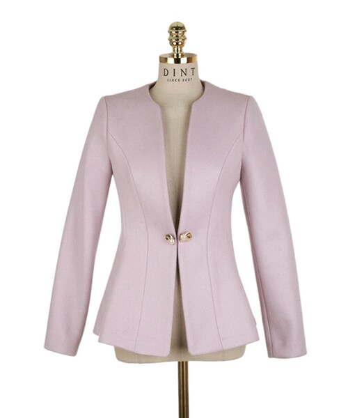 DINT（ディント）の「ベルロシスリムラインジャケット（ダウンジャケット/コート・レディース・Purple/Black・S/M）」の3枚目の写真