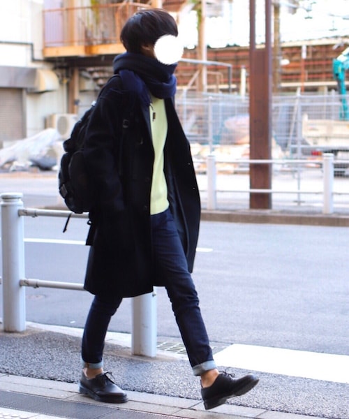 LIDNM（リドム）の「ミラノリブオフショルダーニット（ニット/セーター・メンズ・イエロー・S/M/L）」の8枚目の写真