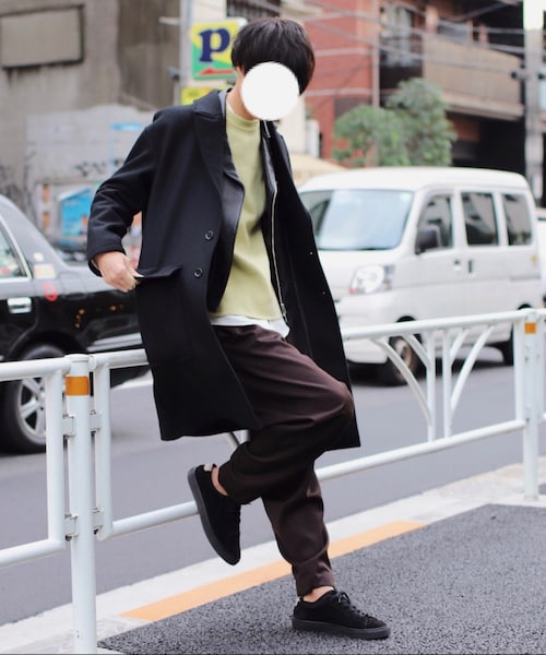 LIDNM（リドム）の「ミラノリブオフショルダーニット（ニット/セーター・メンズ・イエロー・S/M/L）」の9枚目の写真