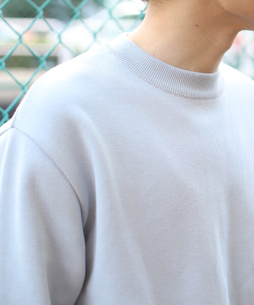 LIDNM（リドム）の「ミラノリブオフショルダーニット（ニット/セーター・メンズ・グレー・S/M/L）」の3枚目の写真