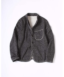 美品 45r モクモク裏毛バインダーBLOUSON スウェットジャケット 45R（フォーティファイブアール）の「モクモク裏毛バインダーBLOUSON