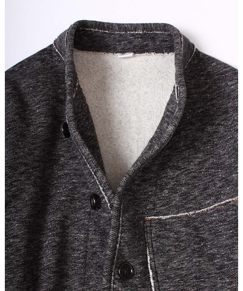 美品 45r モクモク裏毛バインダーBLOUSON スウェットジャケット 美品 45r モクモク裏毛バインダーBLOUSON スウェットジャケット