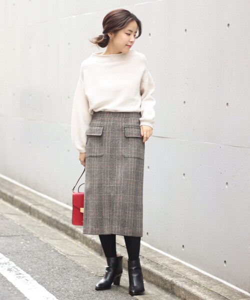 Spick & Span（スピックアンドスパン）の「グレー（スカート・グレー/34/残り1点/36/在庫なし/38）」の17枚目の写真