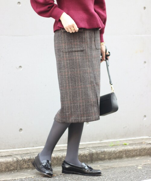 Spick & Span（スピックアンドスパン）の「グレー（スカート・グレー/34/残り1点/36/在庫なし/38）」の2枚目の写真