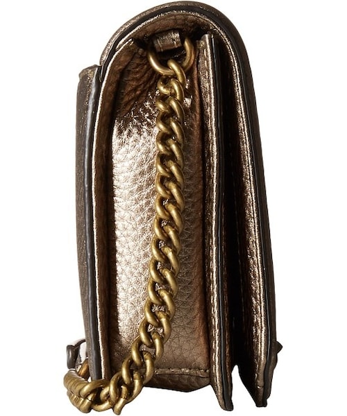 REBECCA MINKOFF（レベッカミンコフ）の「Rebecca Minkoff - Chevron Quilted Small Love Crossbody Cross Body Handbags（ショルダーバッグ・レディース・Bianco/Brass Metallic/Carnation Red/Silver・One Size）」の9枚目の写真