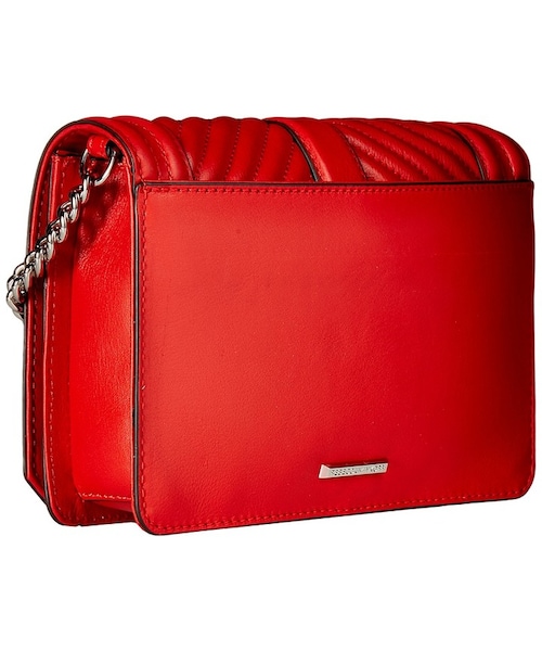 REBECCA MINKOFF（レベッカミンコフ）の「Rebecca Minkoff - Chevron Quilted Small Love Crossbody Cross Body Handbags（ショルダーバッグ・レディース・Bianco/Brass Metallic/Carnation Red/Silver・One Size）」の15枚目の写真