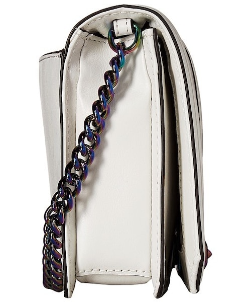 REBECCA MINKOFF（レベッカミンコフ）の「Rebecca Minkoff - Chevron Quilted Small Love Crossbody Cross Body Handbags（ショルダーバッグ・レディース・Bianco/Brass Metallic/Carnation Red/Silver・One Size）」の13枚目の写真