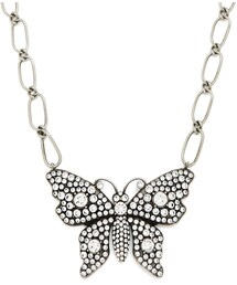 GUCCI（グッチ）の「GUCCI Butterfly crystal-embellished necklace