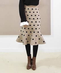 DHOLIC | ドットマーメイドニットスカート(スカート)